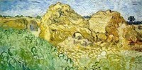 Van Gogh - Champ et botte de foin
