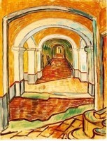Van Gogh - Couloir à l'hôpital