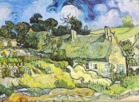Van Gogh - Chaumes de Cordeville à Auvers-sur-Oise