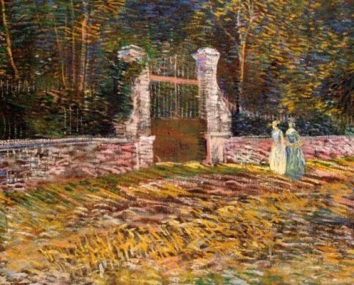 Van Gogh - Entrée du parc à Asnières