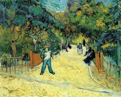 Van Gogh - Entrée du parc public à Arles
