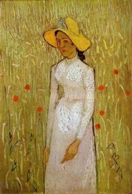 Van Gogh - Fille habillée de blanc