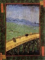 Van Gogh - Japonaiserie - Pont sous la pluie