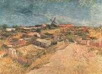 Van Gogh - Jardin potager à Montmartre