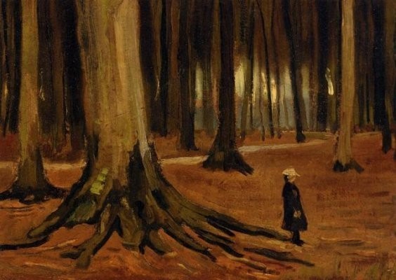 Van Gogh - Jeune fille dans le bois