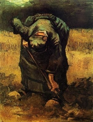 Van Gogh - Paysanne bêchant