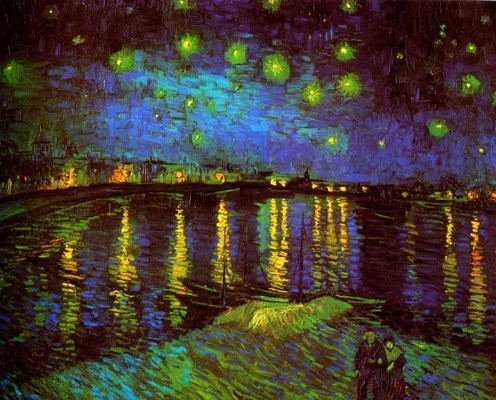 Van Gogh - Paysage nocturne