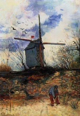 Van Gogh - Paysan près du Moulin de la Galette