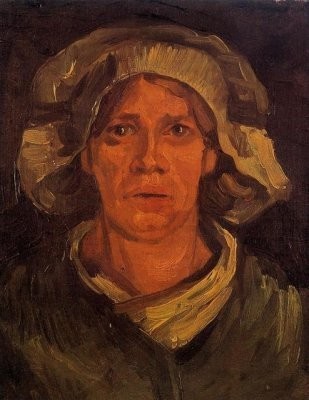 Van Gogh - Paysanne avec un bonnet blanc
