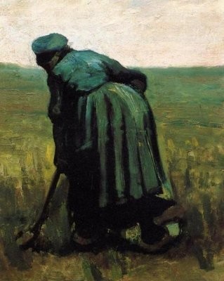 Van Gogh - Paysanne qui bêche