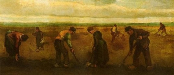 Van Gogh - Plantation de pommes de terres