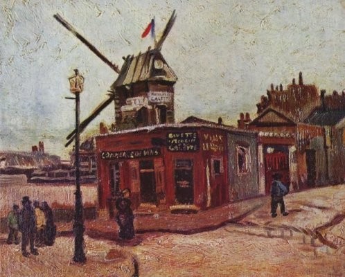 Van Gogh - Près du Moulin de la Galette