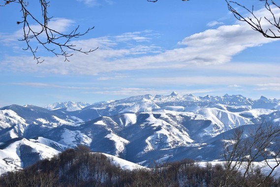 les alpes française en janvier 2017