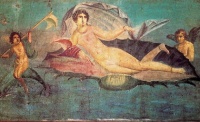 Vénus  Fresque à Herculanum