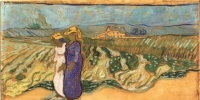 Van Gogh - Femmes traversant un champ