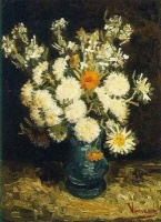 Van Gogh - Fleurs dans un vse bleu