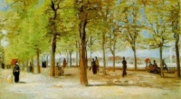 Van Gogh - Jardin du Luxembourg à Paris