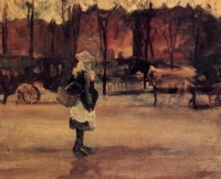 Van Gogh - Jeune fille dans la rue