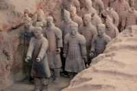 Statues antiques soldats chinois 4