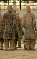 Statues antiques soldats chinois 7