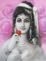 Peinture indienne 1 - Le parfum de l'amour