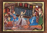 Peinture indienne 6 - Danse au palais royal