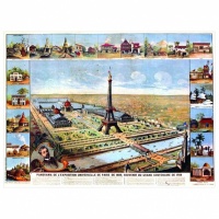 Panorama de l'Exposition Universelle de Paris de 1889, Souvenir du Grand Centenaire de 1789  raoul r