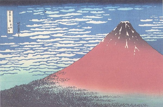 Hokusai---Le-Mont-Fuji-par-temps-clair