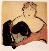 Edvard Munch (1863-1944) Jeune homme et prostituée