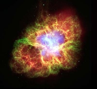 Explosion céleste-Lorsqu'une étoile massive arrive à la fin de sa vie, elle explose sous la forme d'