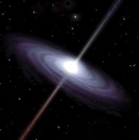 Toupie de l'espace-Juste avant d’être « avalée » par un trou noir au centre d’une galaxie, la matièr