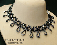 free-beading-tutorial-6mmbeads-necklace-pattern-1