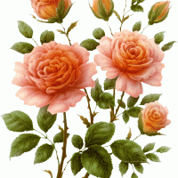 roses en bouquet