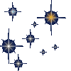 étoiles bleues