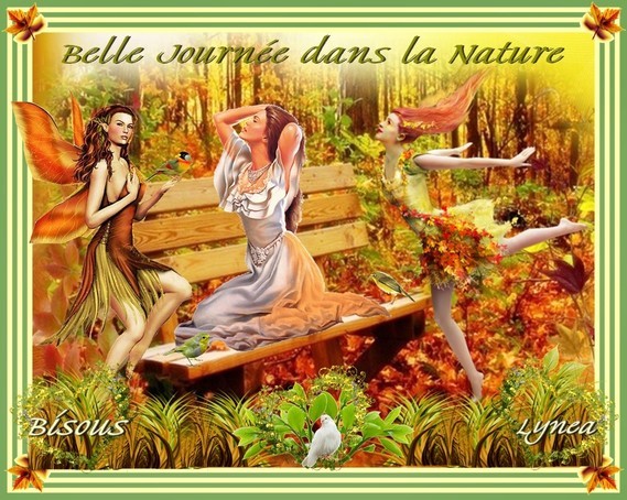 Belle Journée dans la Nature-Bois-Bisous de Lynea