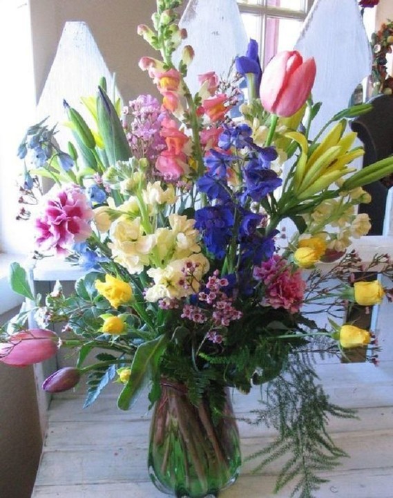 fleurs vase