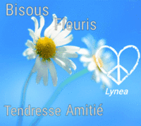 Bisous fleuris tendresse amitié de Lynea