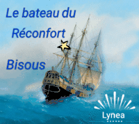 Le bateau du réconfort bisous de Lynea