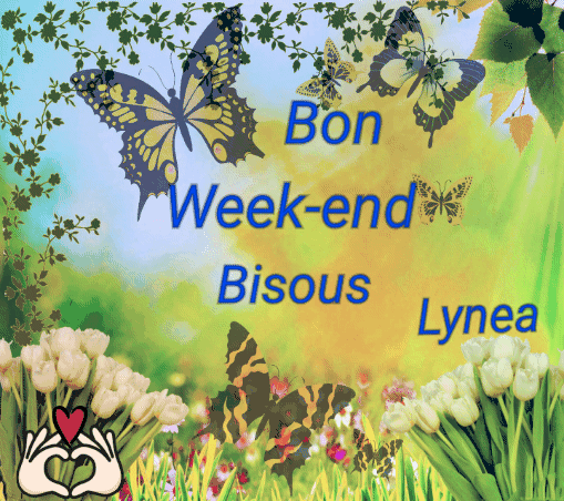 Bon week-end bisous de Lynea