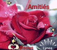 Amitié bisous rose de Lynea
