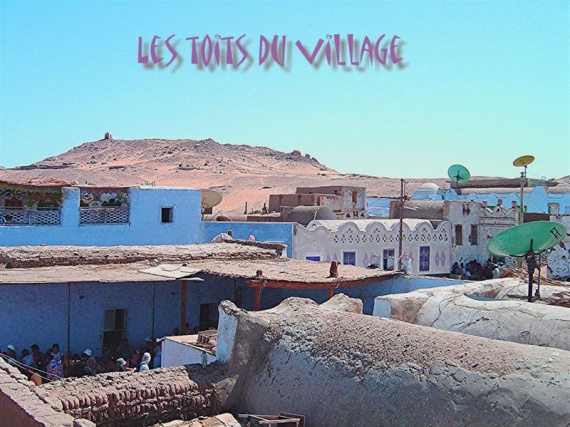 les toits du village restés authentiques