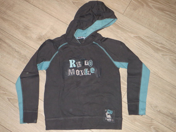2€ NKY TS capuche gris turquoise 10a