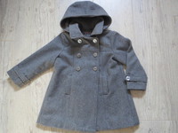 10€ CFK manteau laine gris 3a