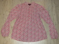 okaidi blouse fleurie rose 6a