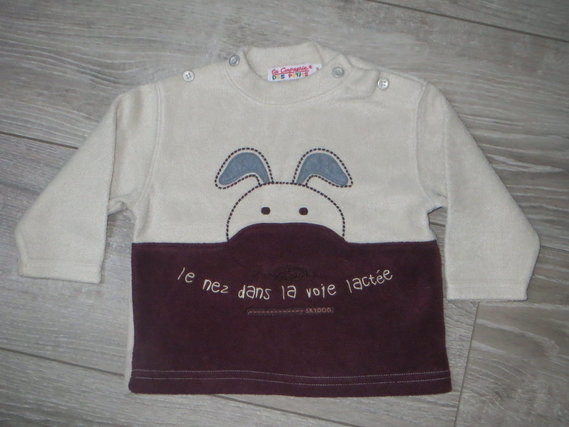 1€ LCDP pull polaire 12m