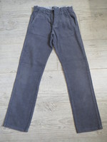 3€50 okaidi fit carrot velours gris 10a