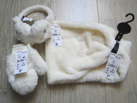 kiabi cahce-oreilles moufles snood 6-8a18€