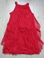 zara robe tulle rouge 9-10a
