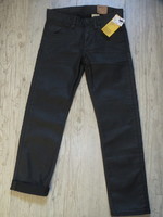 H&M jean 9-10a enduit noir