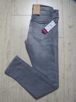 kiabi jean skinny effet plissé gris XS 14€